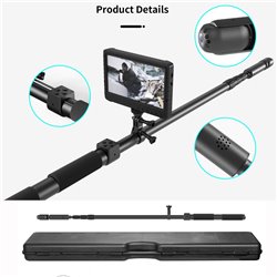 Real Time Talk Life Detector 360° Rotating HD Audio Video Camera Probe and 2-way Talk - Find Living Human in Collapsed Building