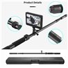 Real Time Talk Life Detector 360° Rotating HD Audio Video Camera Probe and 2-way Talk - Find Living Human in Collapsed Building