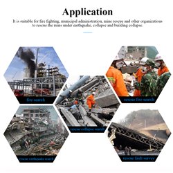 Real Time Talk Life Detector Find Living Human Under Collapsed Building in Earthquake or Other Disasters HD Audio Video Monitori