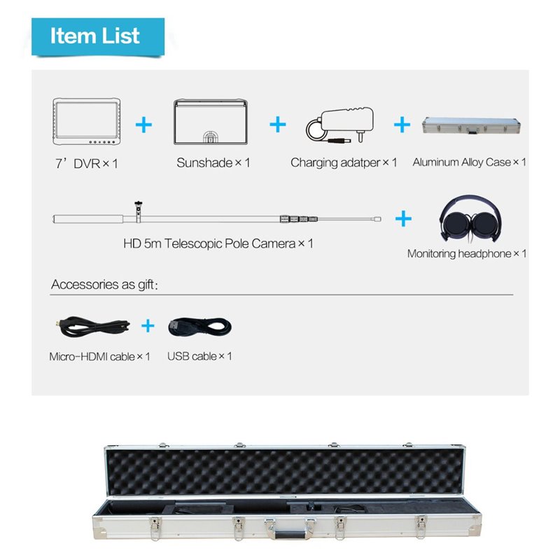 Portable HD Audio Video Life Detector - Find living Human Under ...