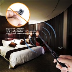 RF Signal Detector,2021 Upgraded Anti-spy Bug Sweeper,Detect Hidden WiFi Spy Cameras, Mobile Phone Signal Bugs, GPS Locators