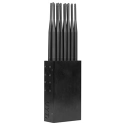 14 Antennas Plus 2G 3G 4G 5G Cell Phone Signal Jammer GPS WIFI with 2.0dbi High Gain Longer Antennas Built in 12000Mah Battery