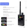RF Bug Detector,Anti-Spy Hidden WiFi Camera Finder, High Sensitive Wireless Bug Eavesdrop, Wiretap Device Sweeper