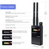 RF Signal Detector, Dual Antenna High Sensitivity Wireless Spy Camera Detector, GSM Device Finder Personal Privacy Protection