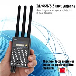 RF Detector,High Sensitive Wide Range Wireless Frequency Sweeper, Scanning Hidden WiFi Spy Camera GSM Listening Bug