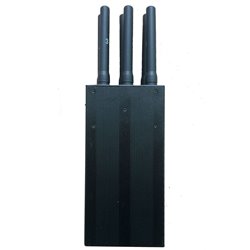 6 Bands GSM CDMA 3G 4G(USA and Europe) Cell Phone Signal Jammer, Larger Capacity 3.5 Hours Contiune Working