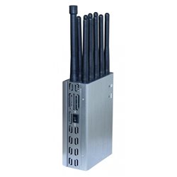 10 Watt Handheld Combination Jammer - 10 Channel Output to Blocks GSM PHS PCS CDMA 4G LTE Wimax WiFi 5G All in One
