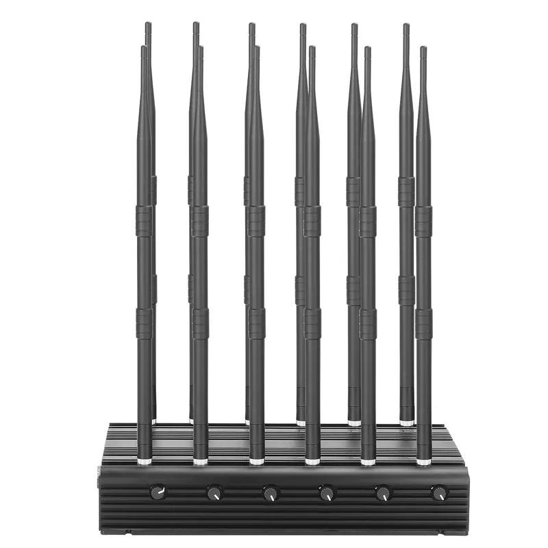 12 Antennas 30W Desktop Mobile Phone RF Signal Blocker 2G 3G 4G WiFi VHF UHF 315 433 Lojack Jammer 12 Antennas 30W Desktop Mobile Phone RF Signal Blocker 2G 3G 4G WiFi VHF UHF 315 433 Lojack Jammer