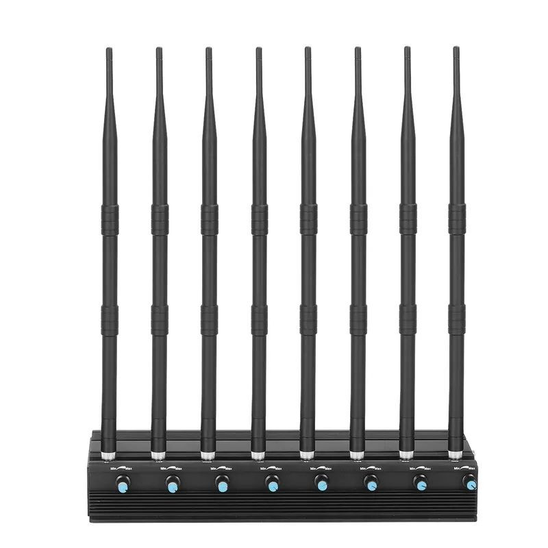 8 Antennas 20 Watts Adjustable High Power 2G/3G/4G/GPS/Lojack Jammer 8 Antennas 20 Watts Adjustable High Power 2G/3G/4G/GPS/Lojack Jammer